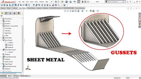 sheet metal gusset|sheet metal gusset solidworks.